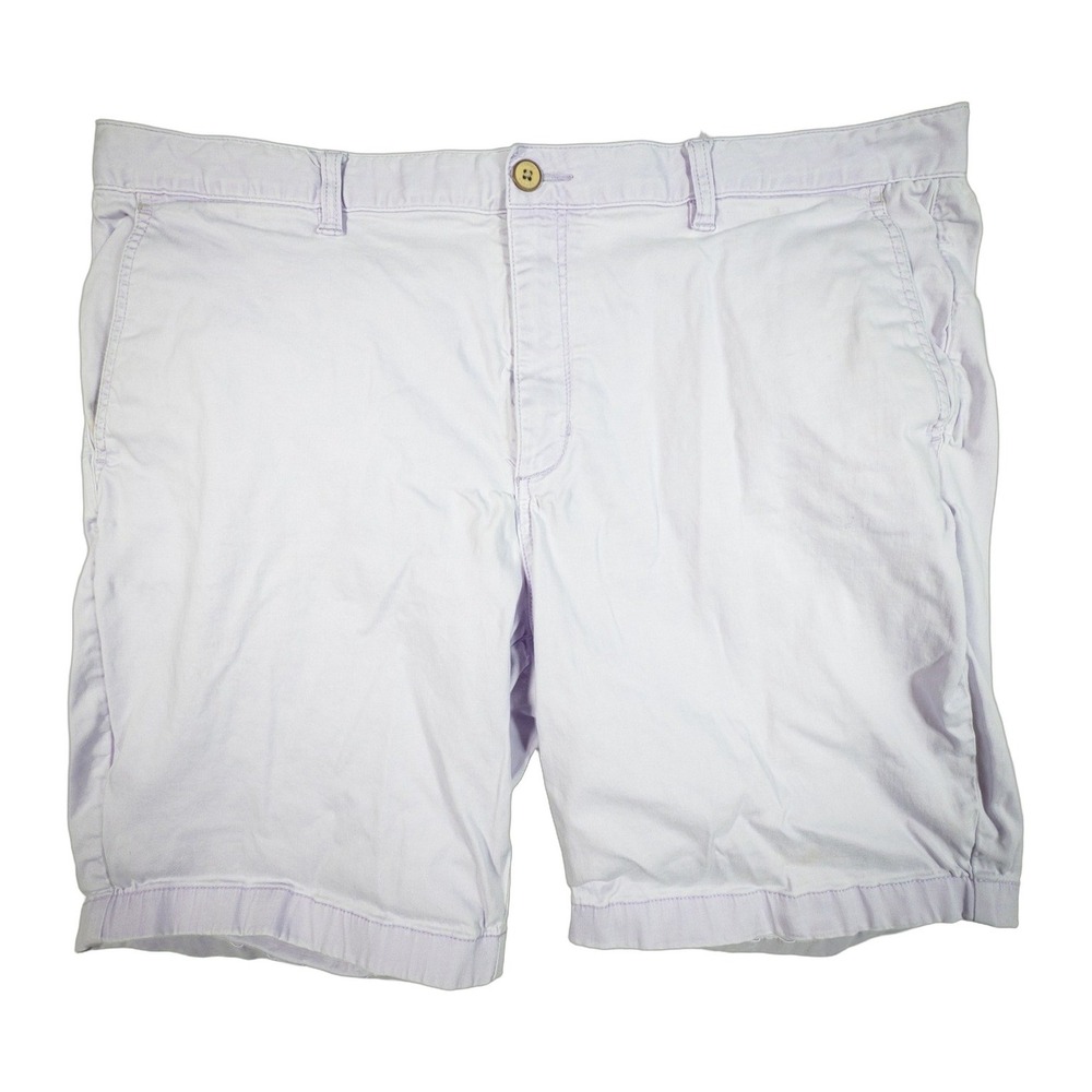 Tommy Bahama Mens Shorts Purple Cotton Blend Size 42 Flat Front Casual Chino